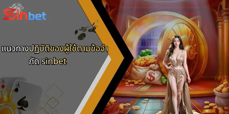 แนวทางปฏิบัติของผู้ใช้ตามข้อจำกัด sinbet